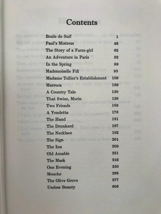 莫泊桑《项链与其他故事》 14幅插图 精装18开带书匣 商品图5