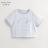 【凉感透气】马克珍妮女童萌趣动物涂鸦短袖T恤夏装新款240773 商品缩略图1