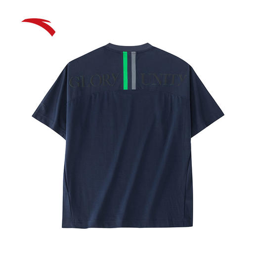 【XL/2XL断码】安踏奥运文化系列 透气宽松短袖t恤男新款百搭休闲针织衫男装152428139【库存有限，如无货将做退款，介意慎拍！】 商品图1