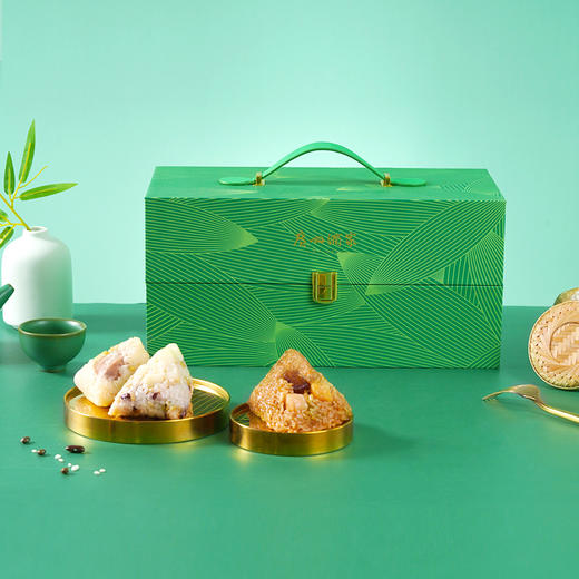 广州酒家端阳好礼粽子礼盒蛋黄猪肉靓汤粽鲜肉粽子火腿端午节送礼 商品图3