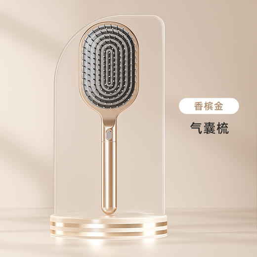 【为健康秀发而生，按摩顺发梳】2024新款女士气垫梳 长发梳子 家用气囊梳 女生头皮梳子 高端按摩梳-QQ 商品图9