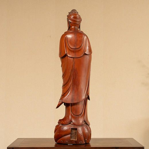 清 黄杨木雕净瓶观音像 商品图1