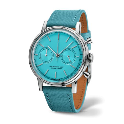 国内现货UNDONE蒂芙尼蓝石英手表中性情侣Urban Stellar欧美时尚 商品图4