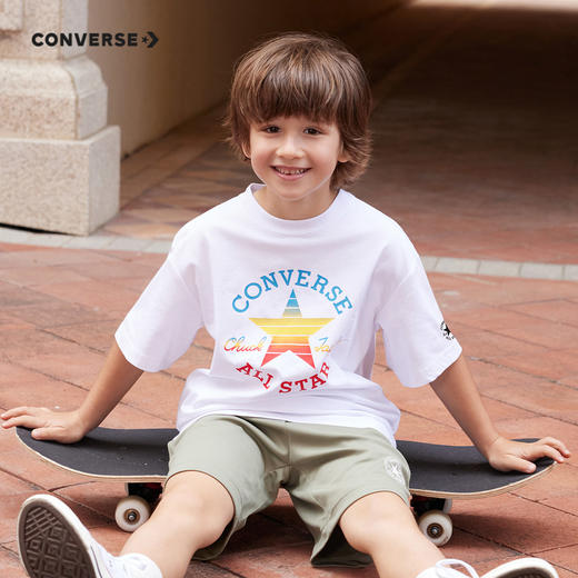 CONVERSE 夏 大童小童 儿童童装T恤 CNVN-TE-G143 商品图4