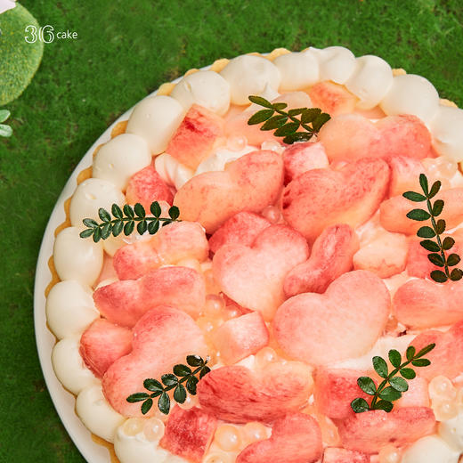 爱心蜜桃芝士挞，可选8 英寸 商品图2