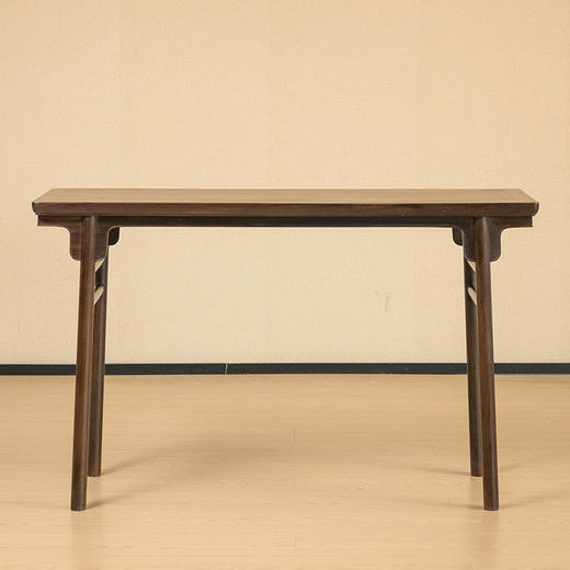 二十世纪 红木独板夹头榫刀牙板平头案 商品图0