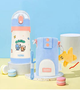 膳魔师小恐龙的美好日常主题高真空320ml不锈钢吸管杯TCKE-300FS BO(DNA)