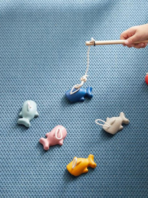 Plantoys 钓鱼玩具婴儿互动游戏手眼协调平衡儿童木制益智礼物 3岁+ 商品图1