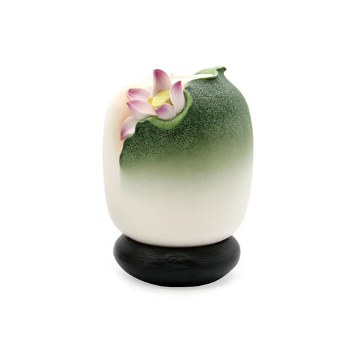 荷韵灯瓶陶瓷香器礼佛供奉 商品图1