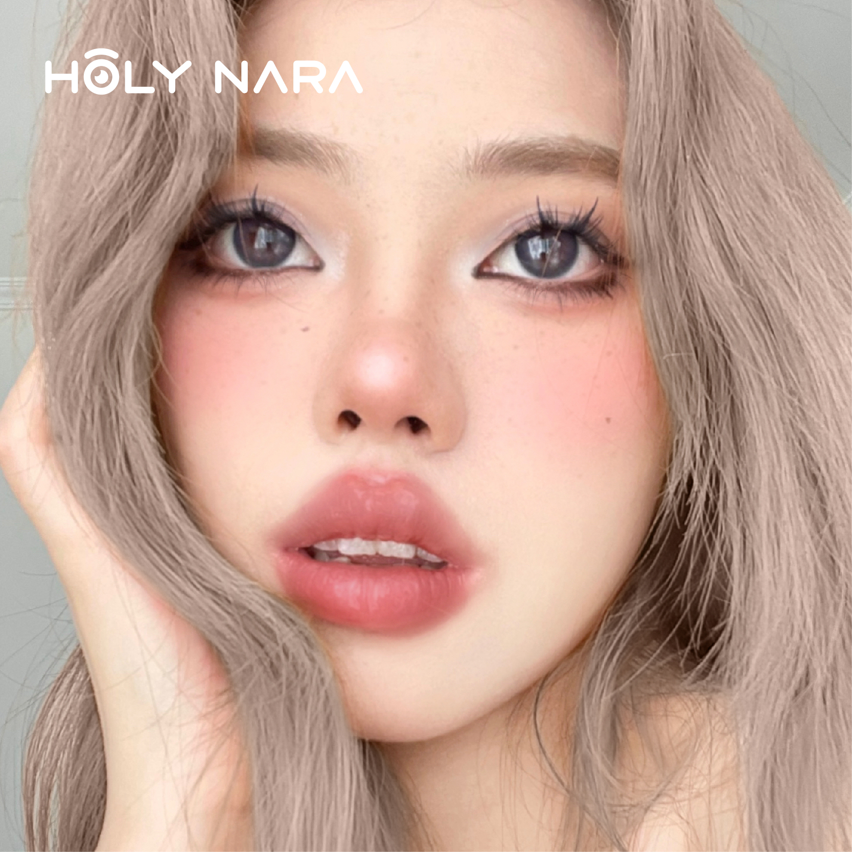 【半年抛】Holy Nara水奶冻蓝/棕 直径：14.0mm 含水38.5%（半年抛1片/盒 不同度数请拍两盒）