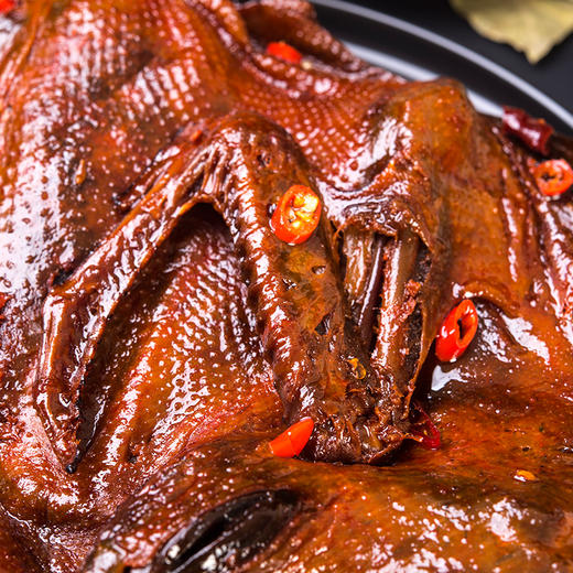 自营（月亮湾）-酱板鸭 湖南特产 香辣整只板鸭 商品图4