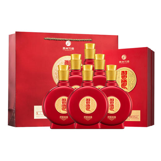 习酒喜宴 53度 500ml 酱香型白酒 礼盒装 宴请宴席专用 商务请客 喜事 商品图1