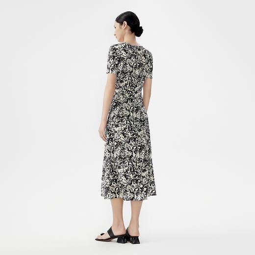 M1L1朗姿 印花修身高级感连衣裙LCET00WOP284 商品图3