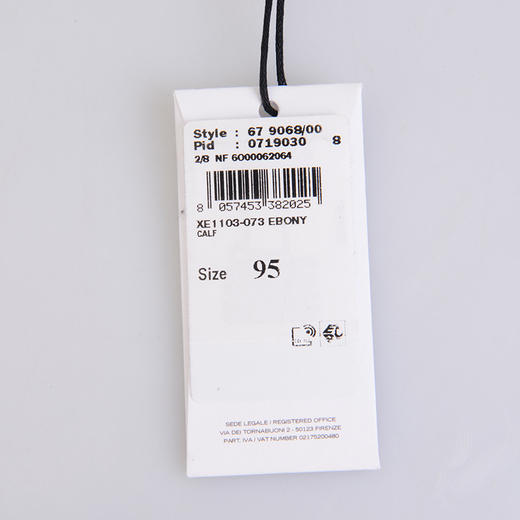 Salvatore Ferragamo 菲拉格慕 4.5cm宽做旧银扣黑色男士腰带 99181 商品图8