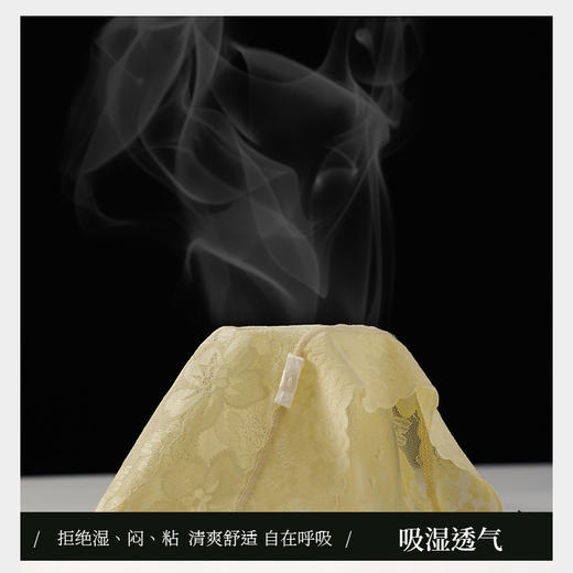 Anshimei安诗媚蕾丝蚕氧内裤，夏日绝配‘’斩男裤‘’ 7A级底档 蚕丝抗菌 性感撩人中腰款舒适弹力全包臀礼盒装 商品图3