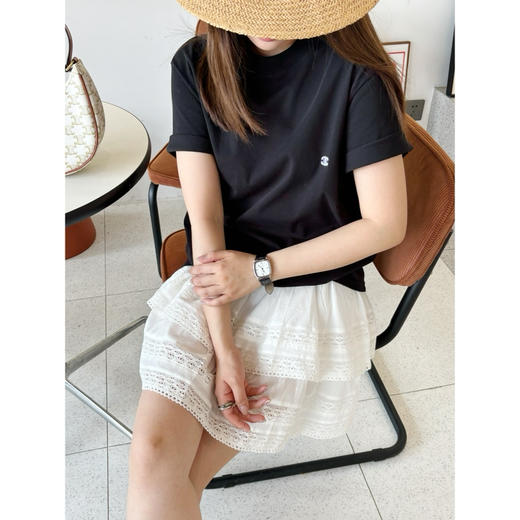 夏日折扣 2405223   凯旋门双C小刺绣T恤 商品图3