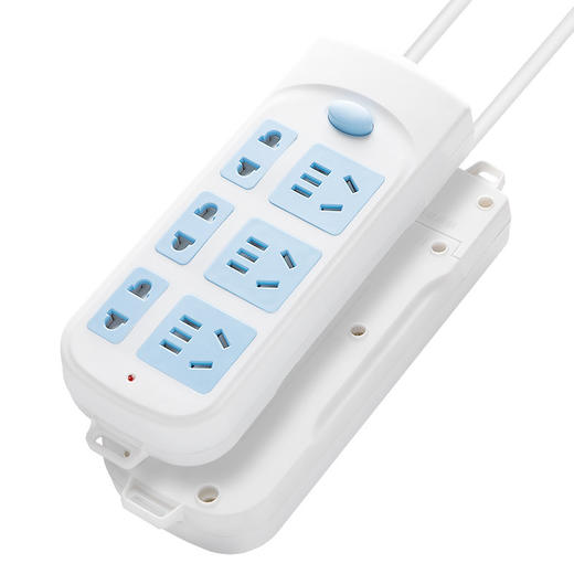 【简约不失花哨，儿童独立安全门】两脚插 座两孔插排 两头转换器 插头插排两项 2脚二孔头插线板接线板-QQ 商品图14