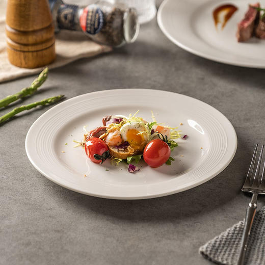 摩登主妇西餐盘家用陶瓷盘子高级感意面盘早餐碟子平盘菜盘牛排盘 商品图1