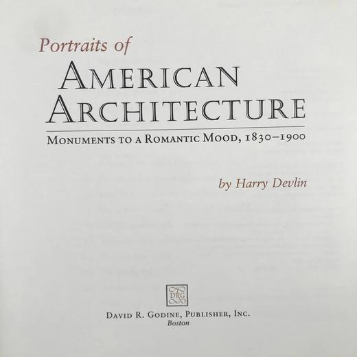 美国建筑画集，1830-1900 百余幅插图 精装大16开 商品图3