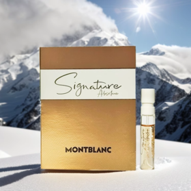 【官方正品】Montblanc/万宝龙鎏金印记女士香水琥珀花果香调小样板2ml