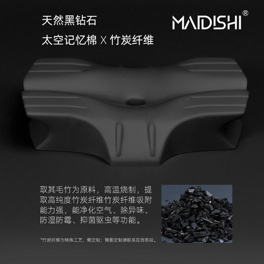【双面曲线蝴蝶枕】记忆枕头新品护颈枕慢回弹记忆棉枕芯助睡眠记忆枕头枕头颈椎家用，缓解颈椎疲劳舒睡整晚 人体工学设计保护颈椎健康。ry 商品图2