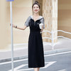 时尚气质收腰显瘦，卫衣长裙休闲连帽连衣裙HR-QXG205 商品缩略图2