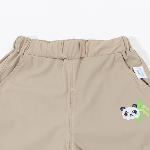 贝贝怡童装儿童t恤长裤套装2024新款透气宽松防晒裤男童女童夏装ZB2DT025 商品图5