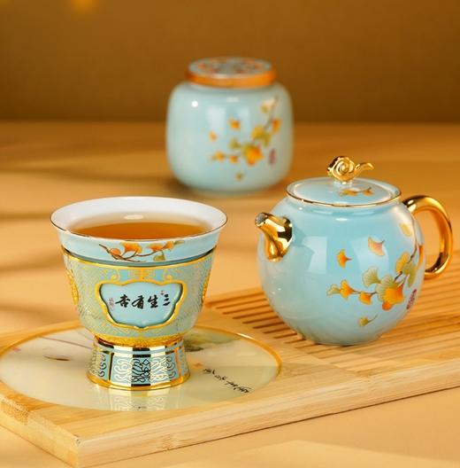 【彼达思】制尊大师三生有幸茶组礼盒陶瓷茶具自用礼赠 商品图2