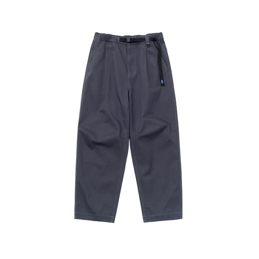 吃茶去chichaqu2024卡扣腰带锥形单褶长裤宽松全棉休闲复古百搭 商品图7