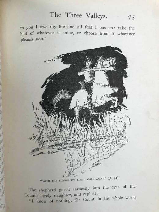 约19世纪后期 钻石童话书 83幅精美插图 漆布精装32开 商品图13