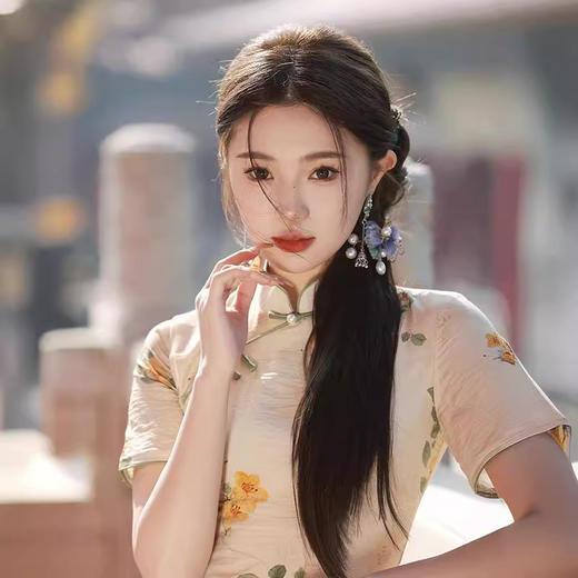 夏季改良年轻款少女高端气质旗袍连衣裙TX8314 商品图3