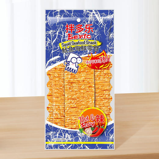 泰国进口 拌多乐甜辣/超辣味鱿鱼片20g/袋 商品图8