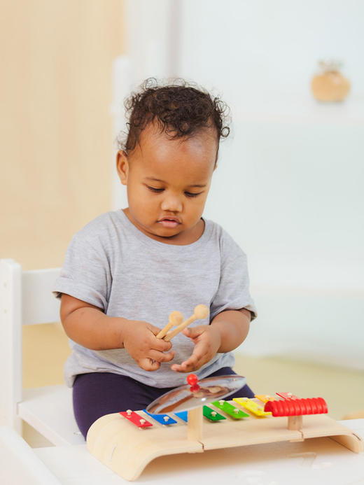 泰国Plantoys 儿童八音琴乐队组合响板音乐启蒙乐器木制玩具礼物  3岁+ 商品图4