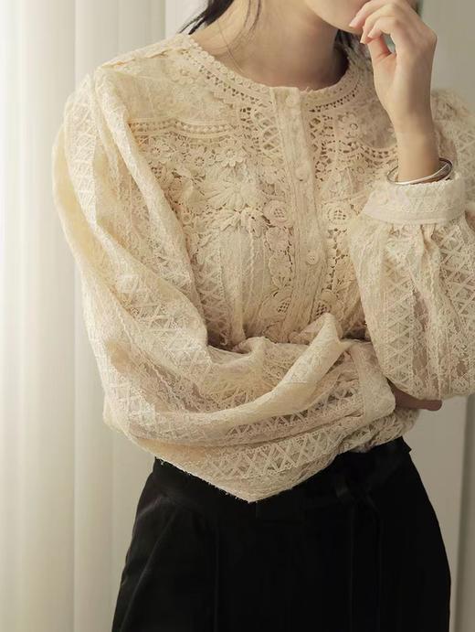 好看的哦~6745超重工刺绣重工春秋小衫上衣-喜出 商品图2