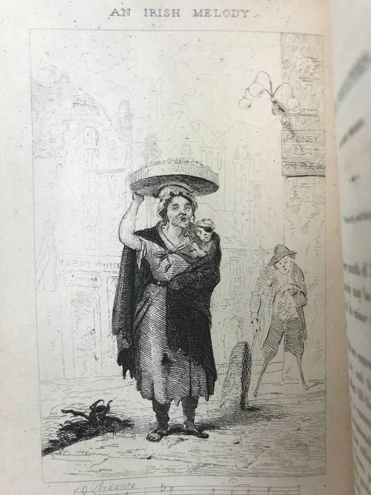 含藏书票！1834年 塞缪尔·洛弗《爱尔兰传奇与故事集》 14幅版画插图 真皮精装36开 商品图9