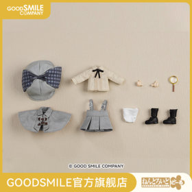 【GSC现货】粘土娃 洋服套装 侦探：Girl（灰/棕）手办模玩