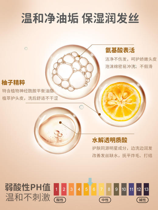 kokoro love 初葆 儿童洗发露 柚香 290ml 商品图1