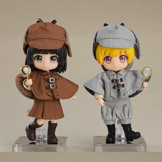 【GSC现货】粘土娃 洋服套装 侦探：Girl（灰/棕）手办模玩 商品图3