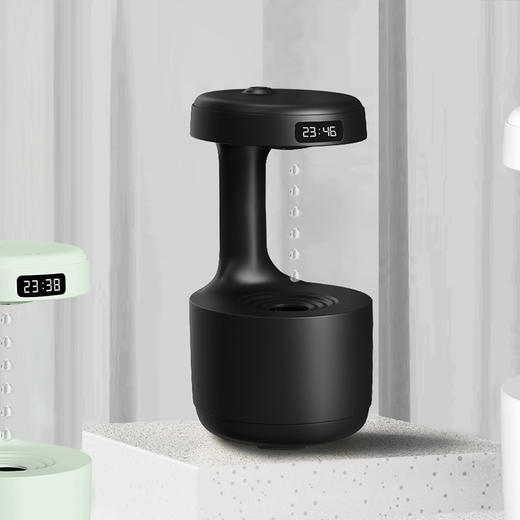 【 加湿器二合一！创意氛围灯】反重力加湿器 大容量家用办公室迷你桌面空气水滴倒流香薰机，安静加湿一整天，让肌肤保持水润状态。ry 商品图5