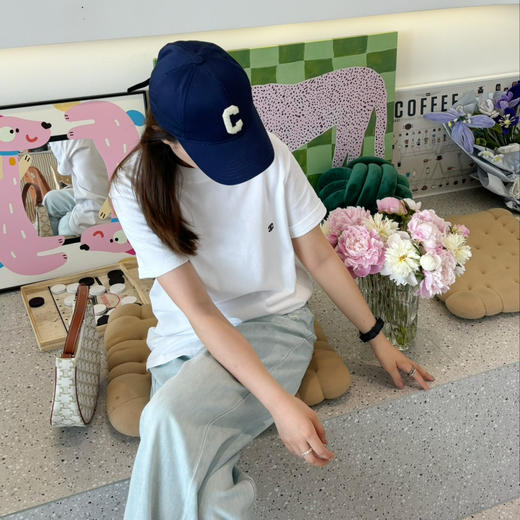 夏日折扣 2405223   凯旋门双C小刺绣T恤 商品图2