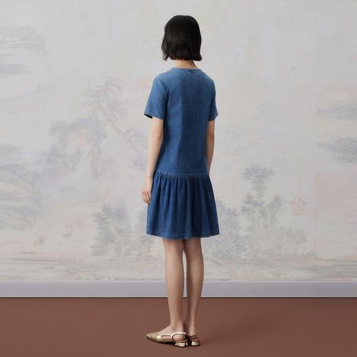 VGRASS维格娜丝24年夏季新款盘带绣工艺连衣裙 商品图2