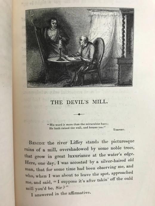 含藏书票！1834年 塞缪尔·洛弗《爱尔兰传奇与故事集》 14幅版画插图 真皮精装36开 商品图12