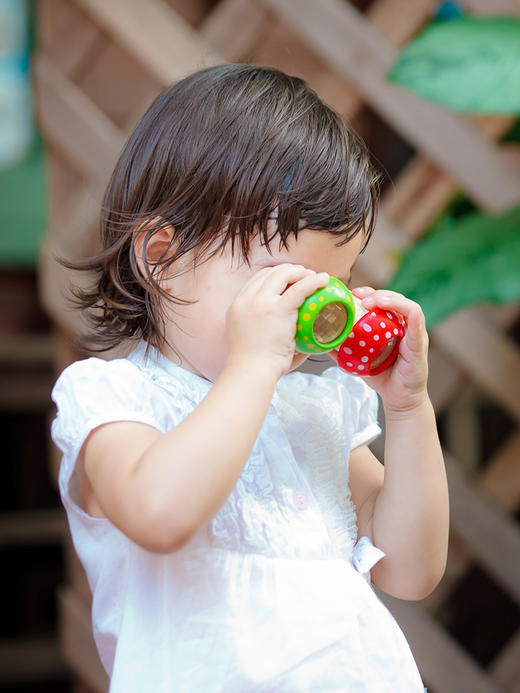 泰国Plantoys 蘑菇万花筒-黄色 儿童玩具多棱镜益智木制科学实验探索礼物 18月+ 商品图2