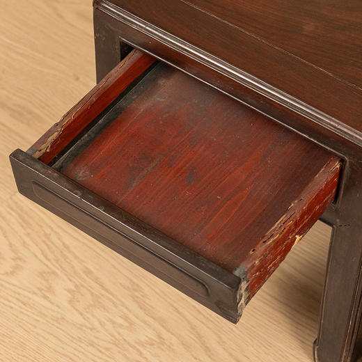 清 红木带屉四面平方凳（一对） 商品图2