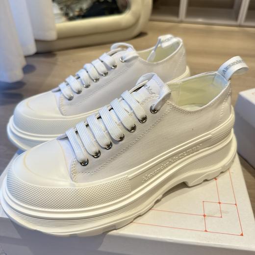 年后发！Alex**der McQ**en 亚历山大麦昆 Treat Slick PUT 系带帆布及踝复古鞋！男女同款 商品图11