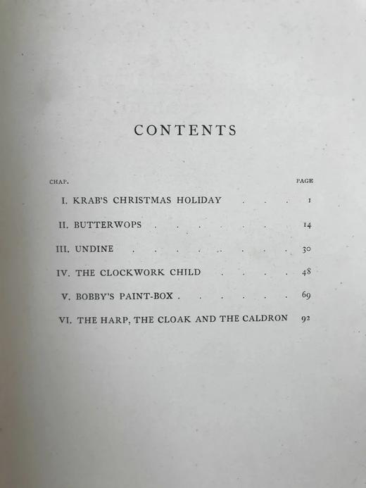 1897年 克拉布的第一本书：圣诞故事集 25幅插图 漆布精装32开 商品图4