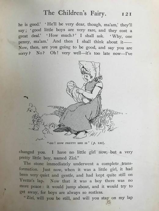 约19世纪后期 钻石童话书 83幅精美插图 漆布精装32开 商品图6