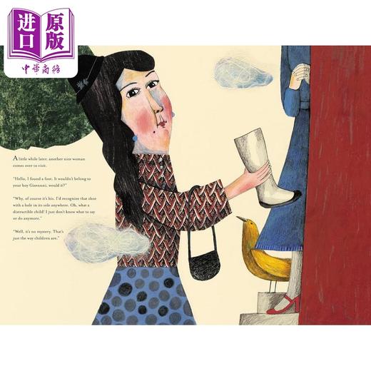 【中商原版】一个爱做白日梦的孩子 Beatrice Alemagna A Daydreamy Child Takes a Walk英文原版 儿童绘本故事 精装精品绘本 商品图3