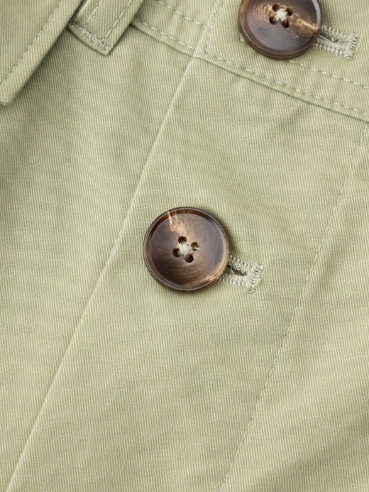 COCO ZONE"罗马假日”夏季纯色前单排扣半身裙时尚百搭A字中长裙CC2B0872 商品图5