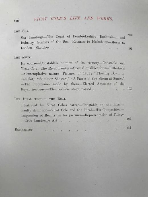32.5*25.5cm！1898年 乔治·维卡特·科尔的生平与画作（全3卷合订本） 百余幅插图 漆布精装8开 商品图4